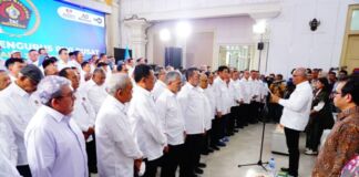 Pengurus Resmi Dikukuhkan di Solo, Ketua Umum PWI Pusat : Persatuan Adalah Kunci