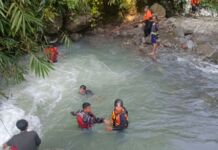 Libatkan Sejumlah Pihak, Tim SAR Sisir Aliran Air Terjun dan Sungai