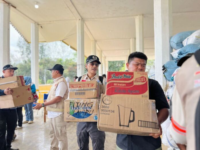 Aksi Kemanusiaan Aruna Senggigi di Sumatera
