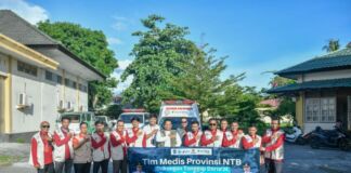 Dukung Kemanusiaan di Aceh, Bank NTB Syariah Fasilitasi Operasional Ambulance Tim Medis NTB