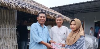 PWI NTB dan MIM Foundation Salurkan 340 Paket Sembako untuk Korban Banjir Desa Kabul Lombok Tengah