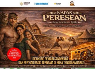 Ketika Peresean DiangkatJadi Serial Sandiwara Radio: Libatkan Penulis, Pemain Sandiwara dan Penyiar Radio Ternama di NTB
