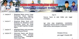 Info APBD Lobar 2026 : Disahkan, Lengkap dengan 16 Lampiran dan Dasar Operasional Pelaksanaan (Bagian 10)