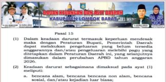 Info APBD Lobar 2026: Antisipasi Darurat dan Transparansi Dokumen, APBD Disusun Responsif dan Akuntabel (Bagian 9)