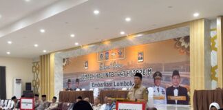 Lepas Jamaah Haji. Gubernur : Nikmat yang Patut Disyukuri