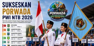 Persiapan Porwada PWI NTB 2026 Rampung 100 Persen, Gubernur Iqbal Dijadwalkan Hadir
