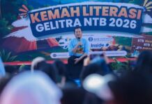 GELITRA NTB Diluncurkan, Gubernur Miq Iqbal Ajak Bangun Budaya Literasi dari Desa